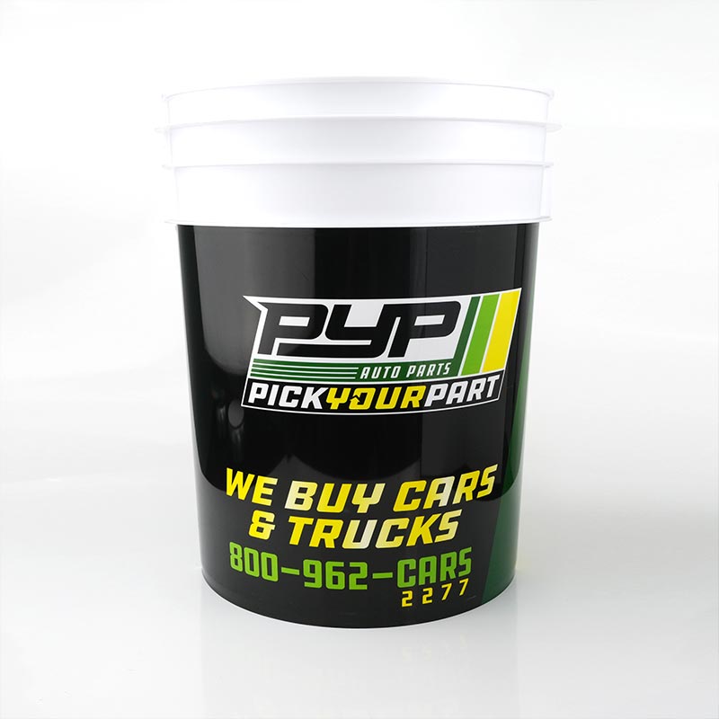 รับฉีดพลาสติกถังสีแบบกำหนดเองในฉลากแม่พิมพ์